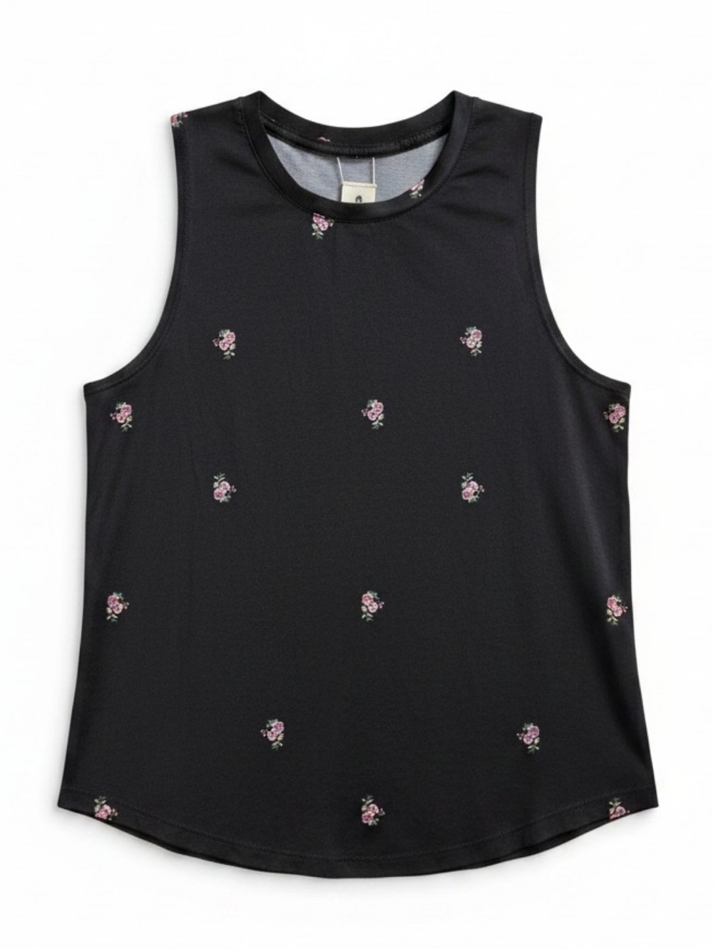 Spiritual Gangster Floral Tank in Black XS